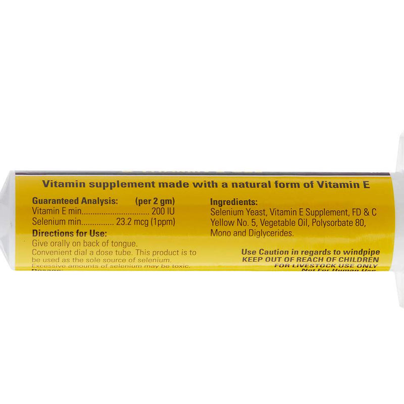 Durvet Selenium and Vitamin E Gel for Livestock