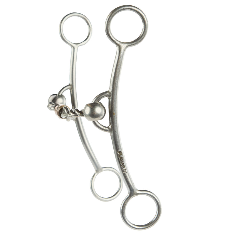 Flaharty Bits & Spurs The Duke 3 Piece Twisted Wire Gag Bit