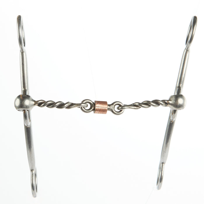 Flaharty Bits  Spurs The Duke 3 Piece Twisted Wire Gag Bit
