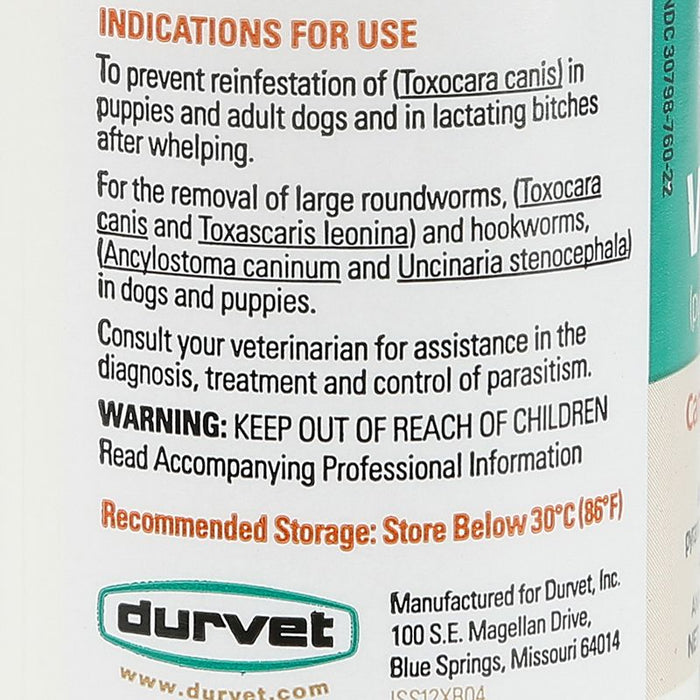 Durvet Liquid Dog Wormer 2X 2oz