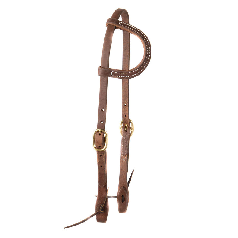 Dutton Bits NRS by Swept Back Shank Copper Wrapped Dogbone Bit Bridle Set