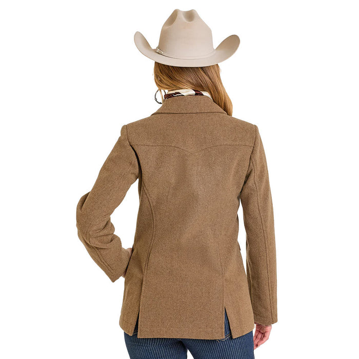 Panhandle Women's Camel Wool Coat