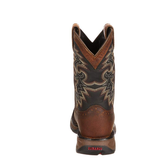 Durango Boots Lil Kids Brown Square Toe Western Boot DWBT049