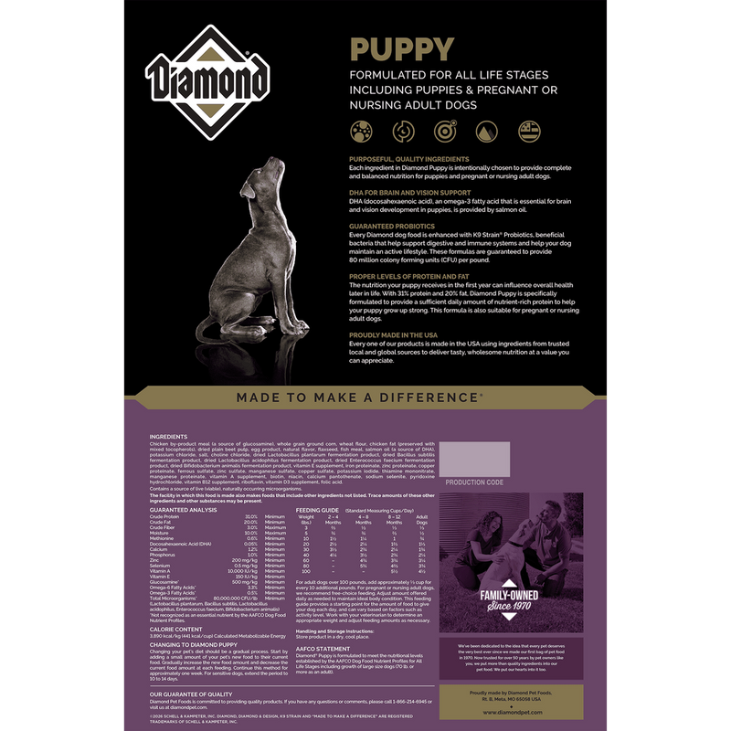 Diamond Pet-Nws Puppy 20LB