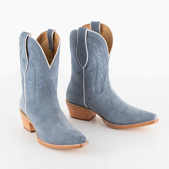 Tony Lama Cornflower Lea Derby Booties