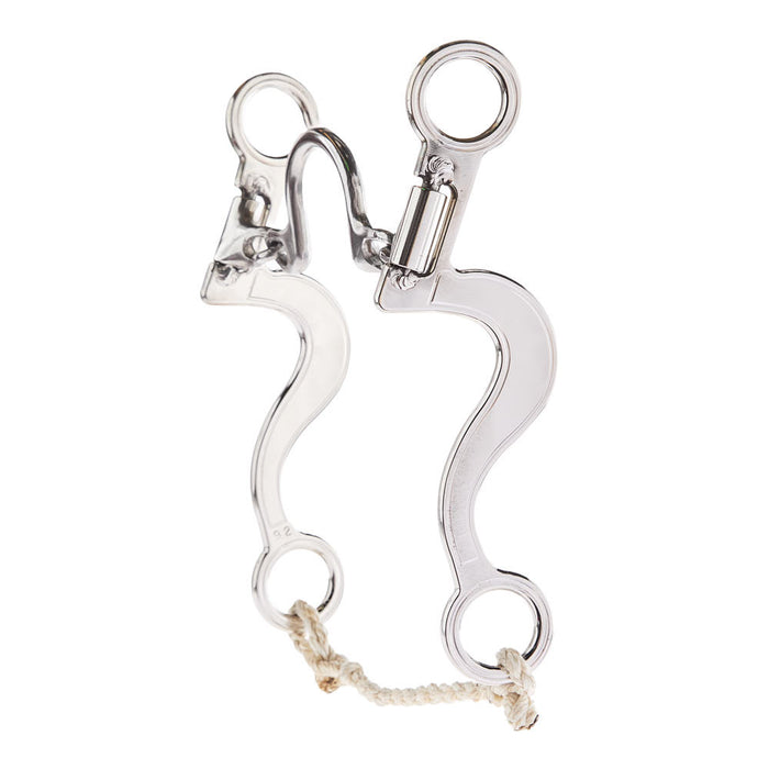 Dutton Bits High Ported Chain Elite Flat Stainless Steel Shank Bit