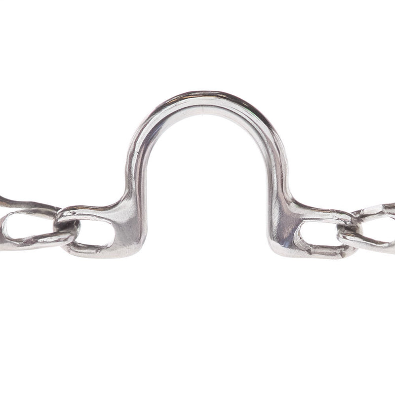 Dutton Bits High Ported Chain Elite Flat Stainless Steel Shank Bit