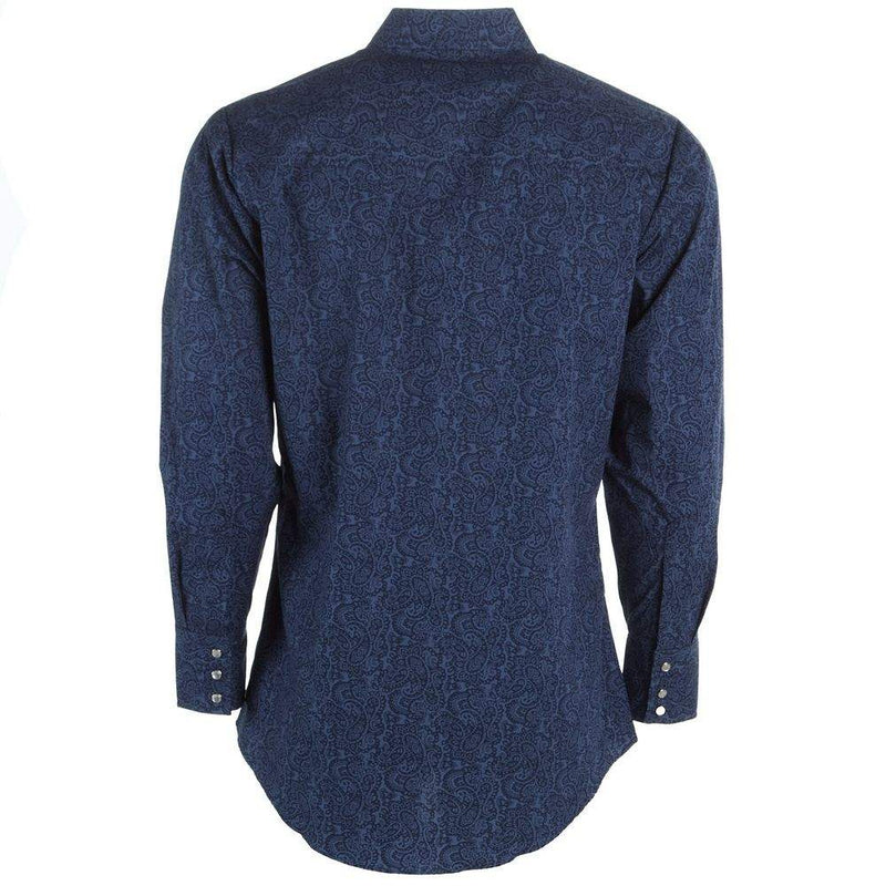 Ely Cattleman Men's Paisley Print Western Snap Shirt