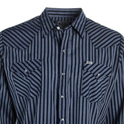 Ely Cattleman Men's Stripe Western Snap Shirt