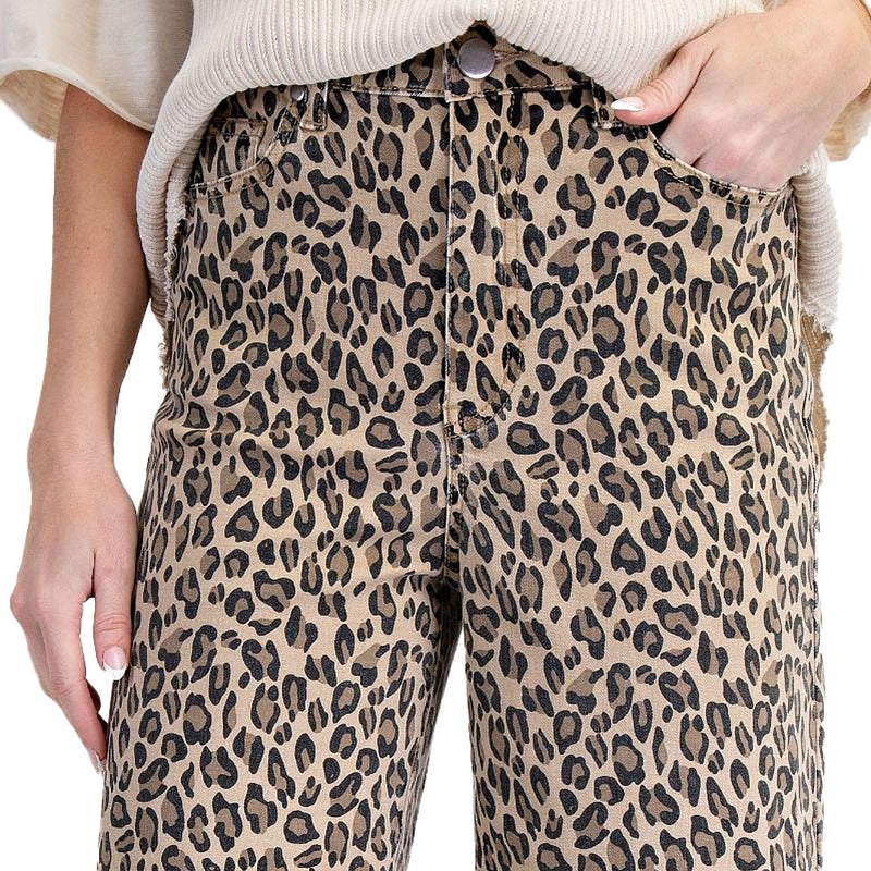 Easel Women's Animal Print Pants