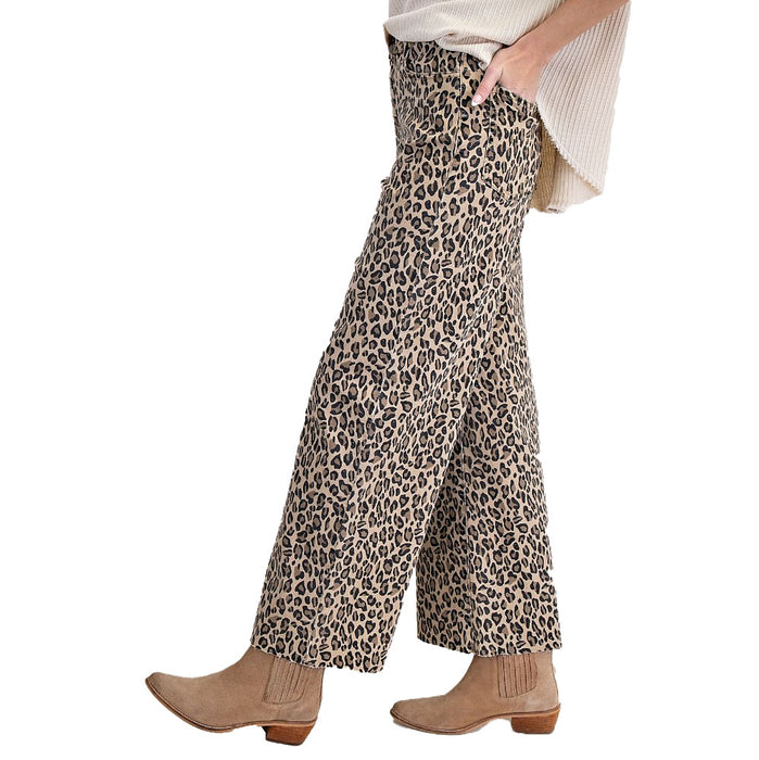 Easel Women's Animal Print Pants