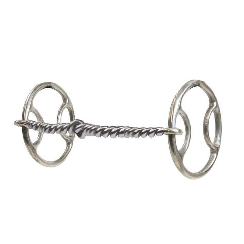 Professionals Choice Equisential Twisted Wire Locked O Ring Gag Bit
