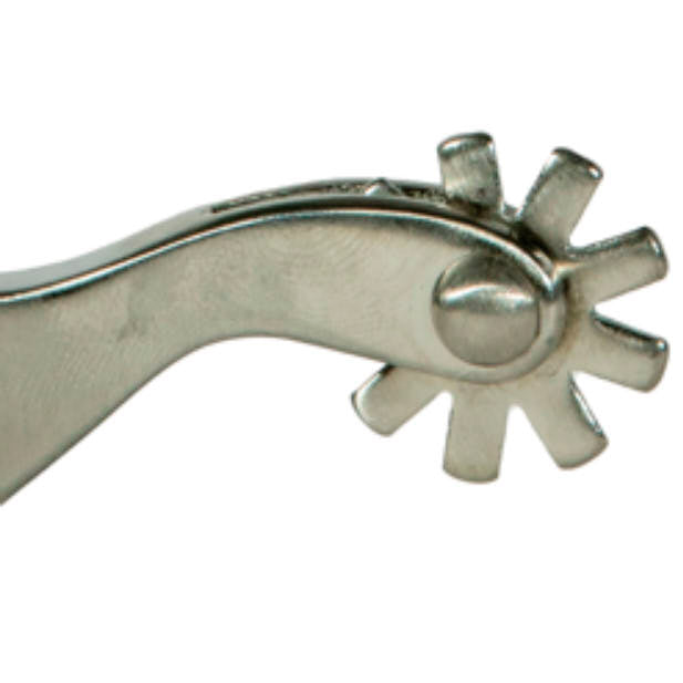 Professionals Choice Equisential 1/2in Band Silver Youth Western Spurs
