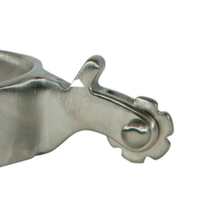 Professionals Choice Equisential 1/2in Band Short Shank Silver Youth Spurs