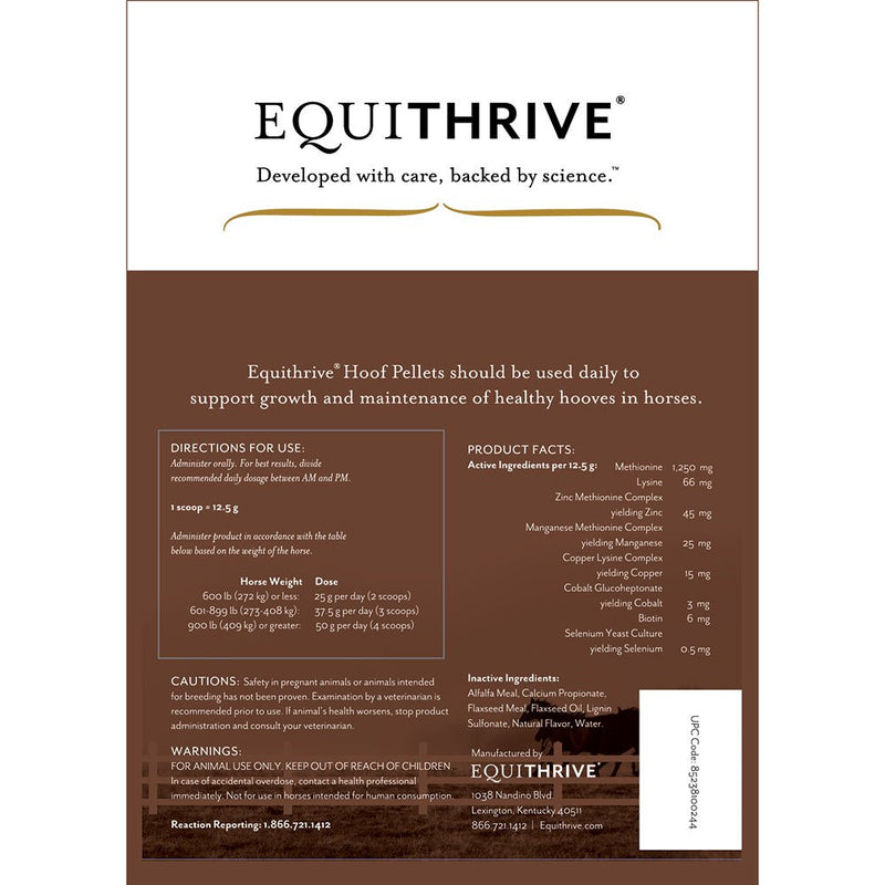 Equithrive Hoof Pellets 3.3lb
