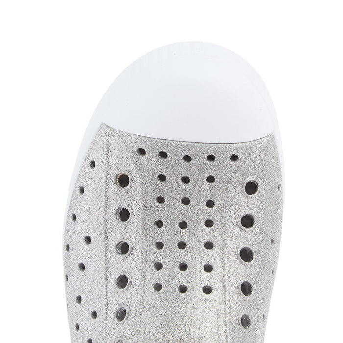 Native Children's Jefferson Bio-Bling Platinum and White Casual Shoe