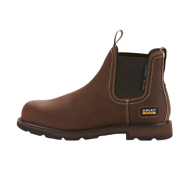 Ariat Men's Groundbreaker Chelsea Waterproof Steel Toe Work Boot