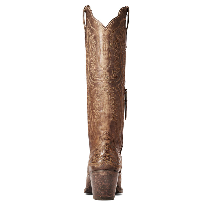 Ariat Womens Casanova 16in Naturally Distressed Brown Top Cowgirl Boot