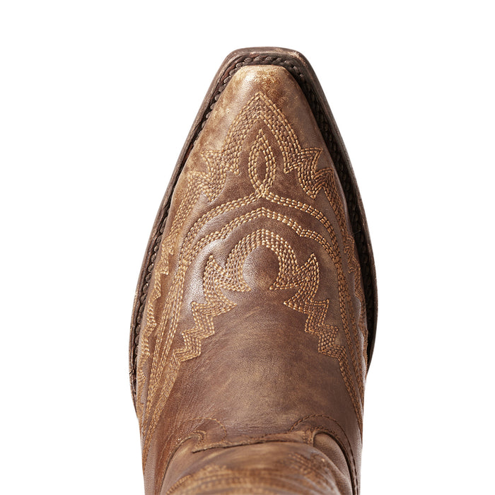 Ariat Womens Casanova 16in Naturally Distressed Brown Top Cowgirl Boot