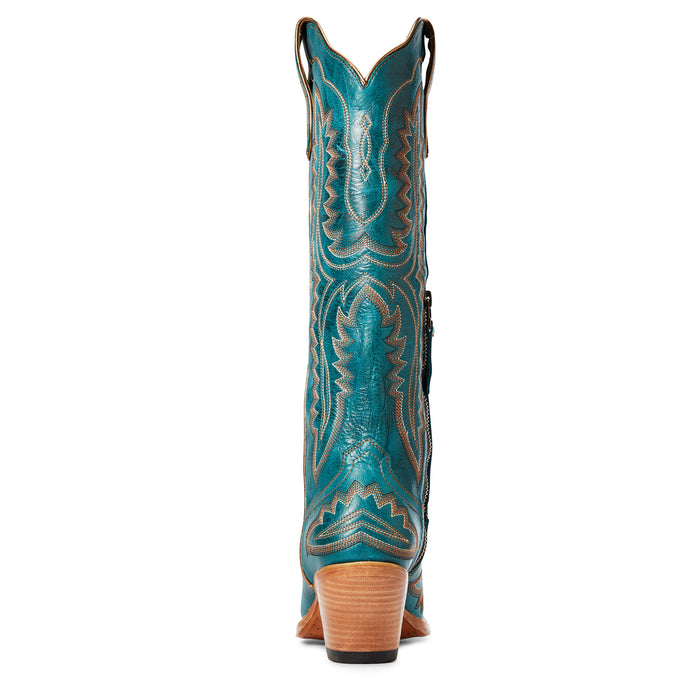 Ariat Womens Casanova Turquoise 16 In Top W/ Side Zip Cowgirl Boot
