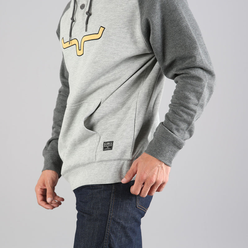 Kimes Ranch Men's Blaze 2 Grey Hoodie