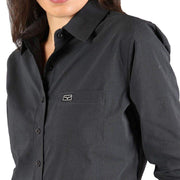 Kimes Ranch Women's Linville Coolmax Button Down Shirt - Black