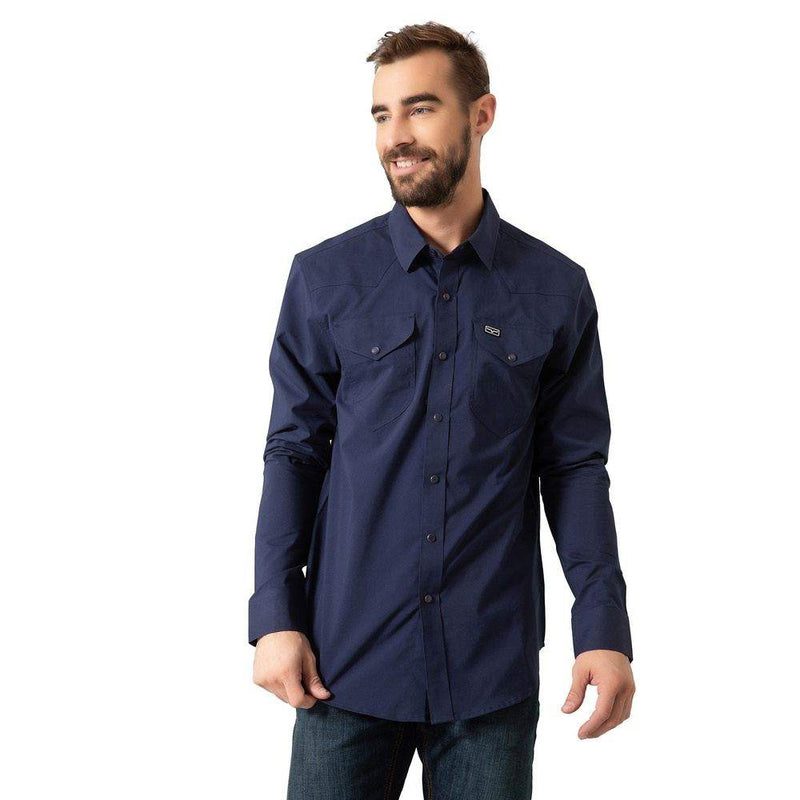 Kimes Ranch Men's Blackout Snap Shirt