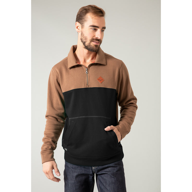 Kimes Ranch Men's Diamond Head Brown Sweatshirt