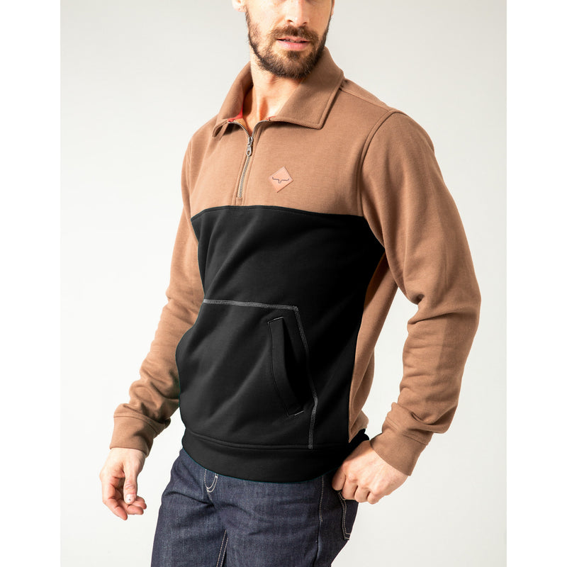 Kimes Ranch Men's Diamond Head Brown Sweatshirt