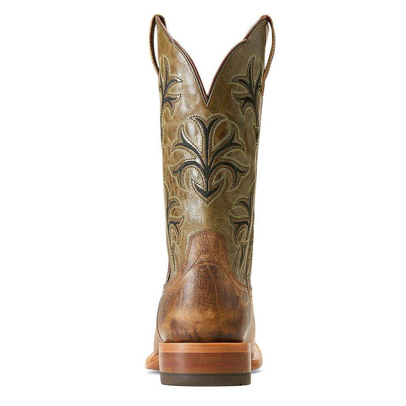 Ariat Men`s Crinkled Brown Cowboss Cowboy Boot