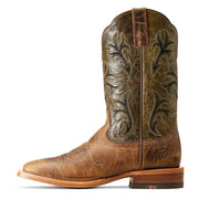 Ariat Men`s Crinkled Brown Cowboss Cowboy Boot