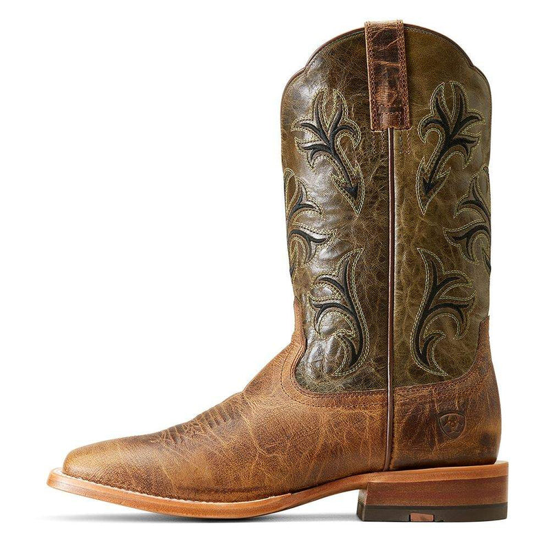 Ariat Men`s Crinkled Brown Cowboss Cowboy Boot