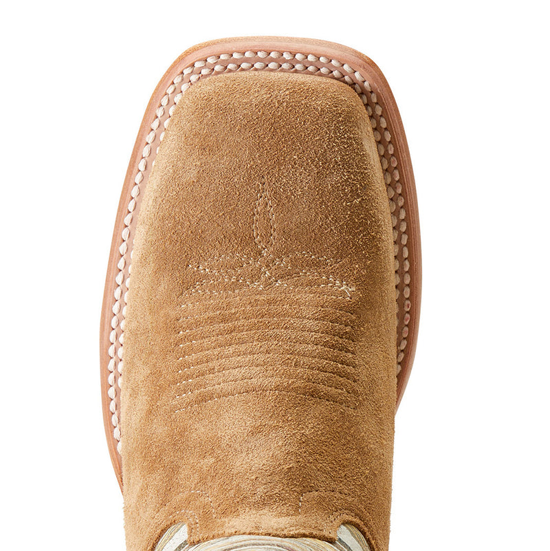 Ariat Women's Chimayo Dijon Roughout Santa Fe Mustard 12inn Top Boot