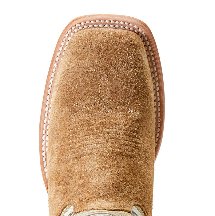 Ariat Women's Chimayo Dijon Roughout Santa Fe Mustard 12inn Top Boot