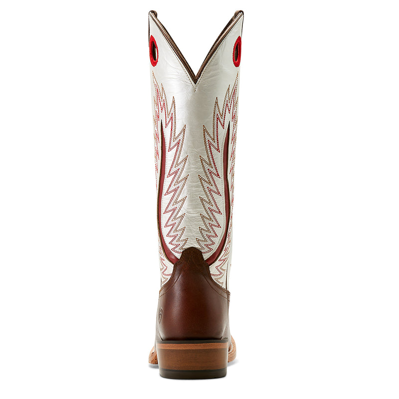 Ariat Women`s Brown Vamp 14In White Top Futurity Cowgirl Boot