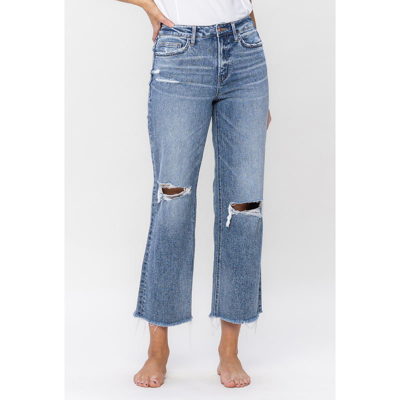 Flying Monkey Women's High Rise Dad Jean