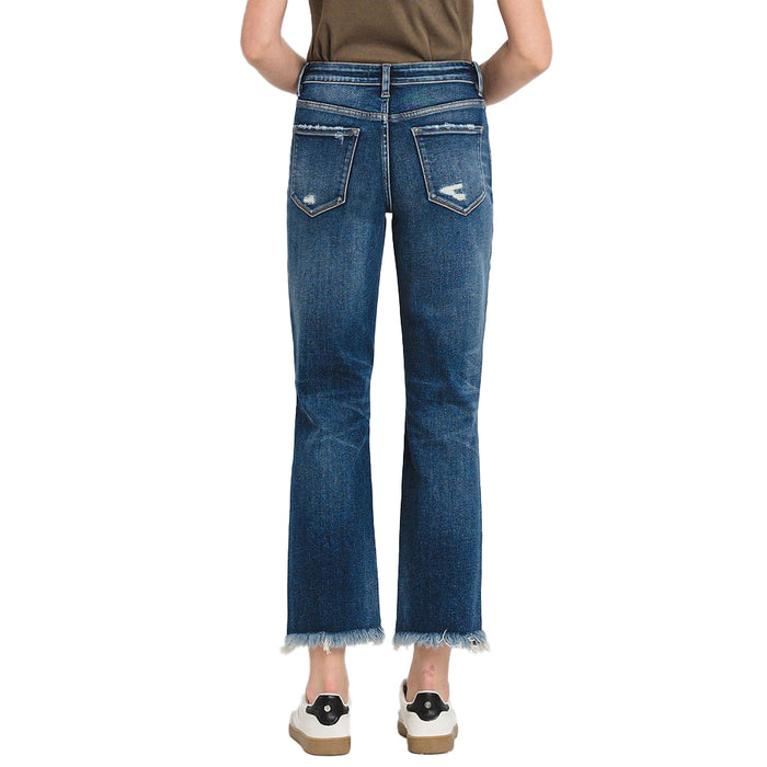 Flying Monkey Ankle Straight Leg Integrated Wash Jeans