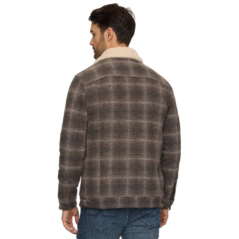 Flag & Anthem Men's BrownCream Brookwood Sherpa Jacket
