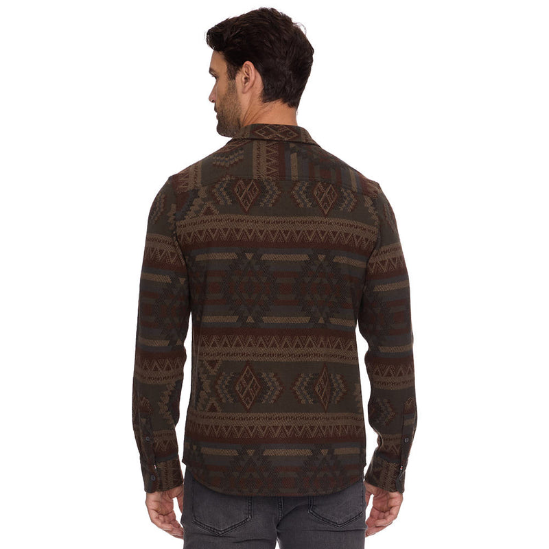Flag & Anthem Men's OliveBrown Forestdale Hero Flannel Shirt