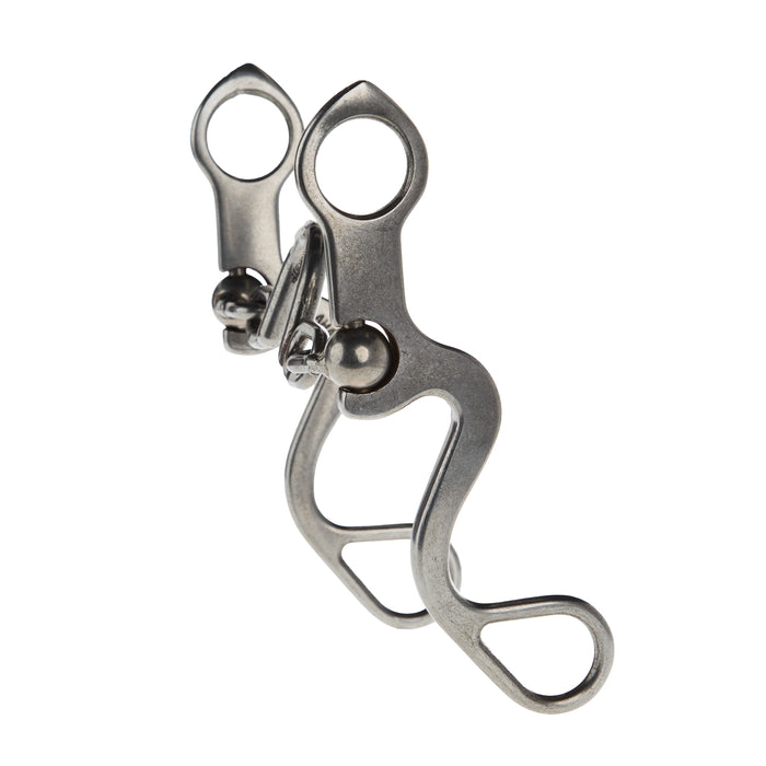 Flaharty Bits & Spurs Calvary Wide Port Chain Shank Bit