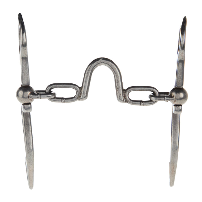 Flaharty Bits & Spurs Calvary Wide Port Chain Shank Bit