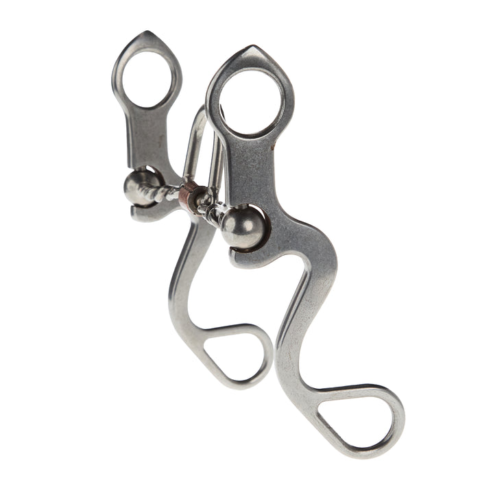 Flaharty Bits & Spurs Calvary Loose Port Twisted Wire Shank Bit