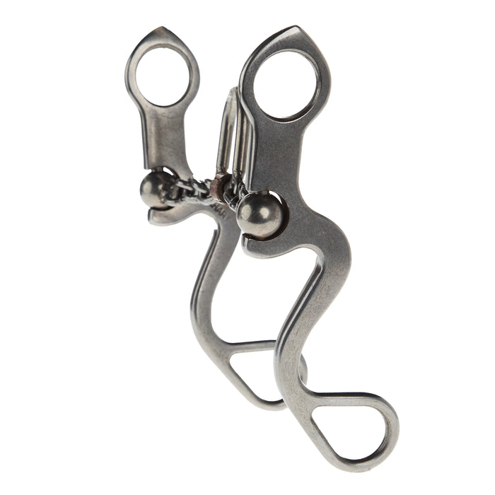 Flaharty Bits & Spurs Calvary Loose Port Chain Shank Bit