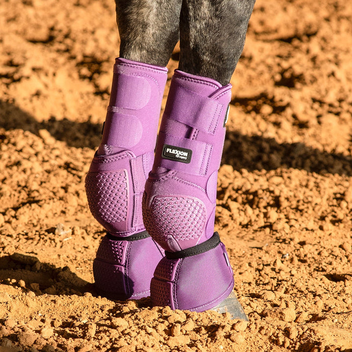 Classic Violet Flexion Front Splint Boots