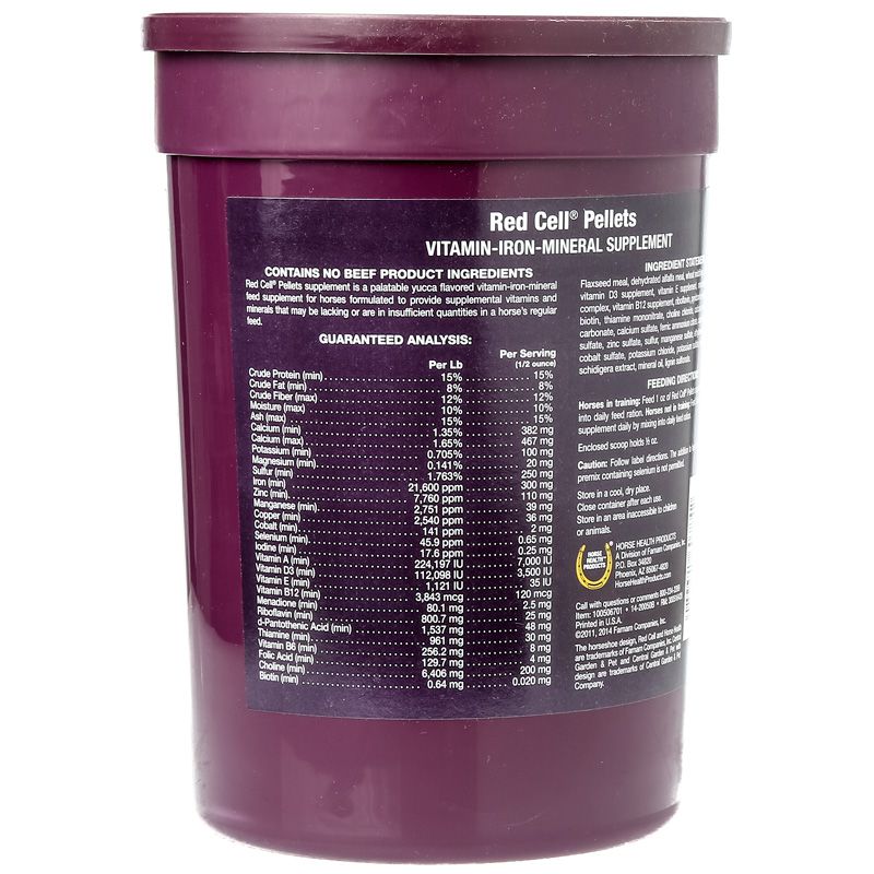 Horse Health Product Red Cell Pellets 4lb