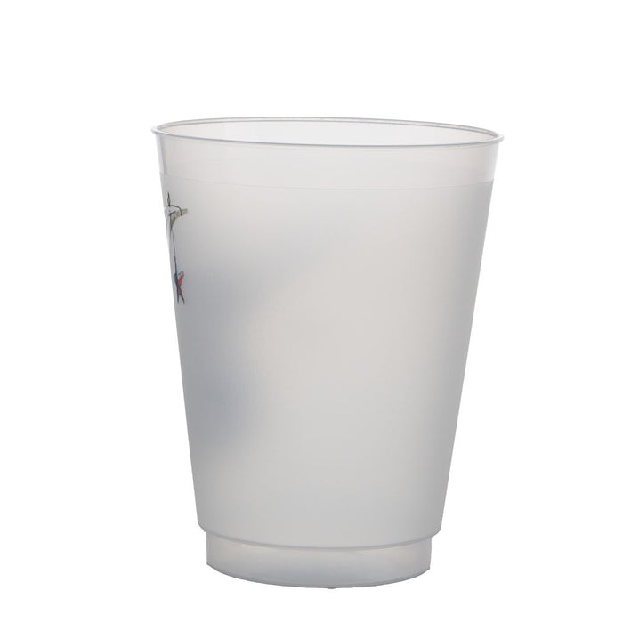 Taylor Paladino Christmas Longhorn Frosted Cup