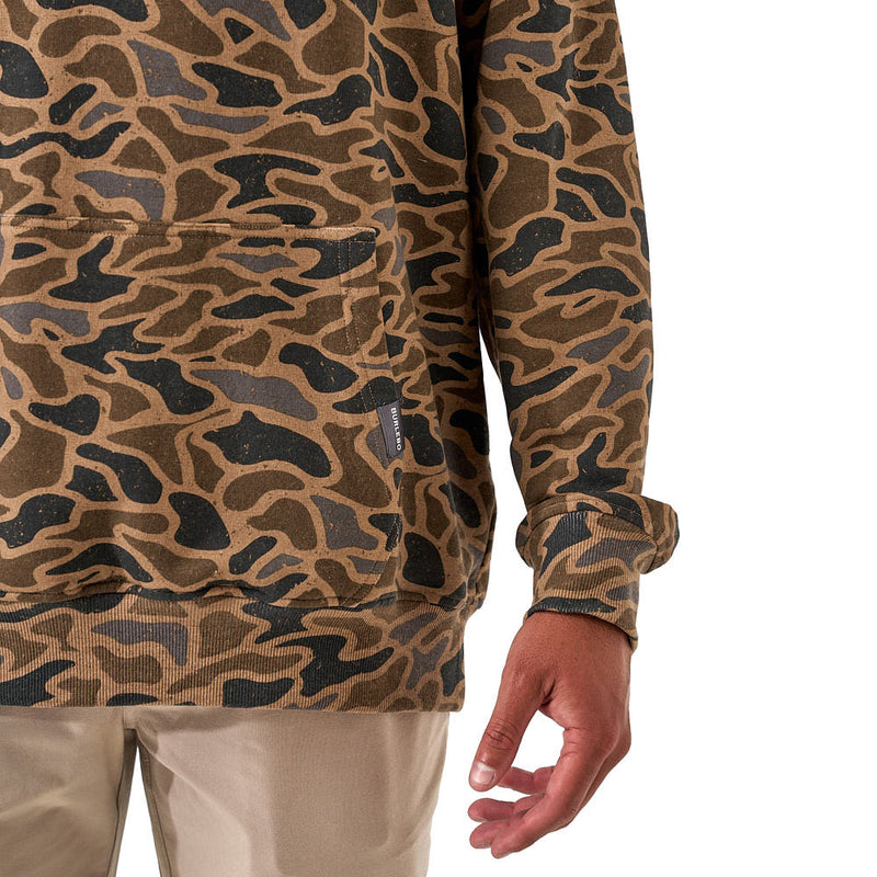 Burlebo Men's Gauge Camo Fleece Hoodie