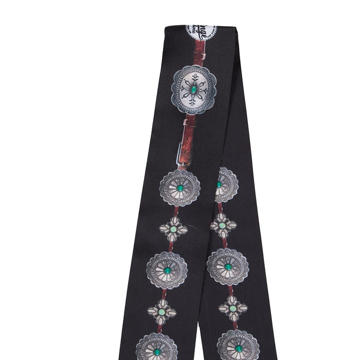 Fringe Scarves Flagstaff Black Twilly