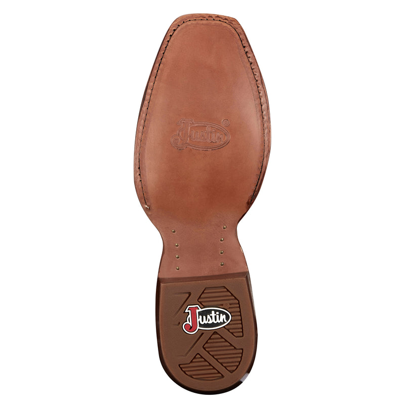 Justin Boot Company Men`s Frontier Ante Up Hickory 13in Red Goat Top