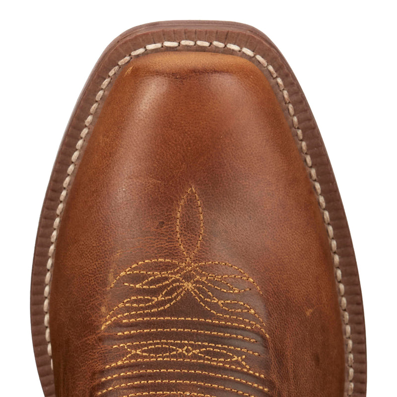 Justin Boot Company Men`s Frontier Show Off Oily Tan 13in Royal Blue Top